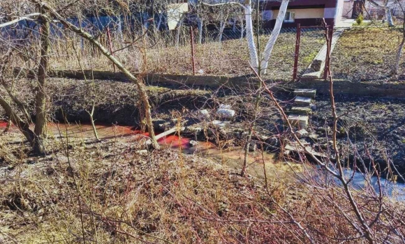 Хто та чому залив кров'ю одну з малих річок Вінниці Хто та чому залив кров'ю одну з малих річок Вінниці