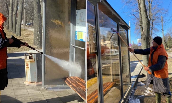 Після зими у Вінниці причепурять понад 200 зупинок громадського транспорту Після зими у Вінниці причепурять понад 200 зупинок громадського транспорту