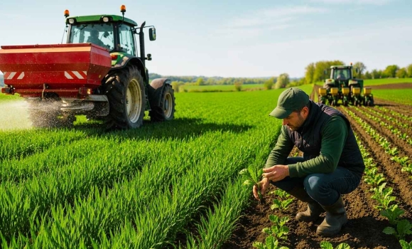 Пшениця, горох та цукрові буряки аграрії Вінницької області звітують про перші весняні рекорди Пшениця, горох та цукрові буряки аграрії Вінницької області звітують про перші весняні рекорди