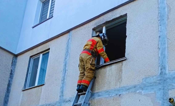 У Вінниці рятувальники “штурмували” квартиру через вікно, щоб врятувати 85-річну жінку У Вінниці рятувальники “штурмували” квартиру через вікно, щоб врятувати 85-річну жінку