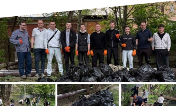 Вінниця стає чистішою молодь та комунальники провели масштабну толоку на березі річки Вінниця стає чистішою молодь та комунальники провели масштабну толоку на березі річки