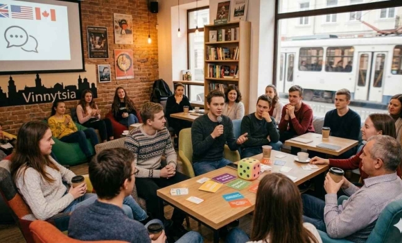 Замість репетиторів — живий драйв у центрі Вінниці стартує Speaking Club для молоді Замість репетиторів — живий драйв у центрі Вінниці стартує Speaking Club для молоді